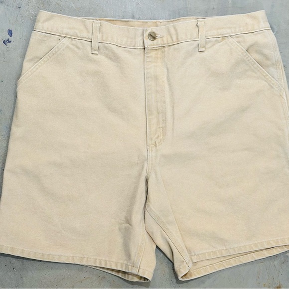 Carhartt CARPENTER SHORTS - Sz 40 - TAN - Picture 4 of 14